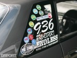 Window decals on the Endless Drag R32