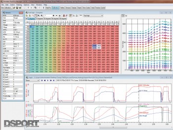 Screen capture of a Hondata ECU