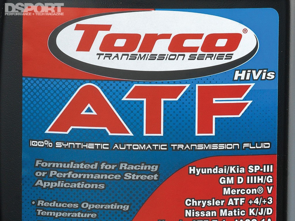 Torco automatic transmission fluid