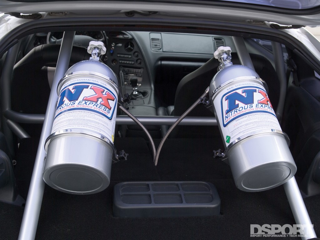 Nitrous Oxide in trunk of supra