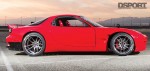 Side view of the Widebody Mazda RX7