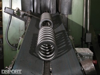 Eibach springs being manufactured