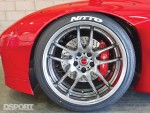 Work wheels and Nitto tires for the Widebody Mazda RX7