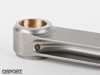 Small end of a connecting rod