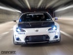 The Leong FR-S driving on the road