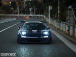 NSX driving on the streets