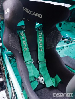 Recaro inside the J’s Racing S2000