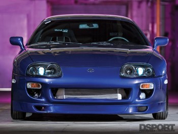 Front of the 1,307 WHP Street Toyota Supra