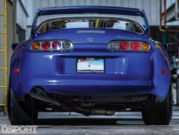 Rear of the 1,307 WHP Street Toyota Supra