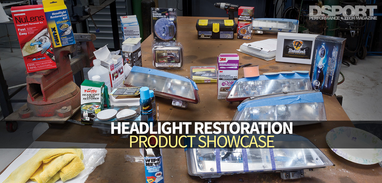 Headlight Restoration Product Showcase