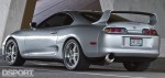 Back view of 1,075 WHP Toyota Supra
