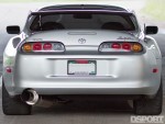 Rear of the 1,075 WHP Toyota Supra