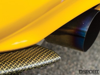 Exhaust of the 600 HP Turbocharged Honda S2000