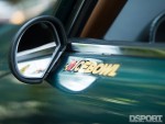 Mirror on the Twin Turbocharged VQ-powered Datsun 240Z