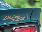 Spoiler on the Twin Turbocharged VQ-powered Datsun 240Z