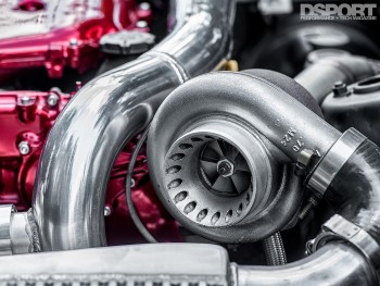 Turbo in the Twin Turbocharged VQ-powered Datsun 240Z
