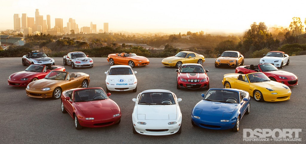 All models of Mazda Miata including MX-5