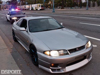 R33 "pulled over" by the police