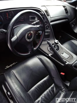 Interior of the Daily driven built Toyota Supra