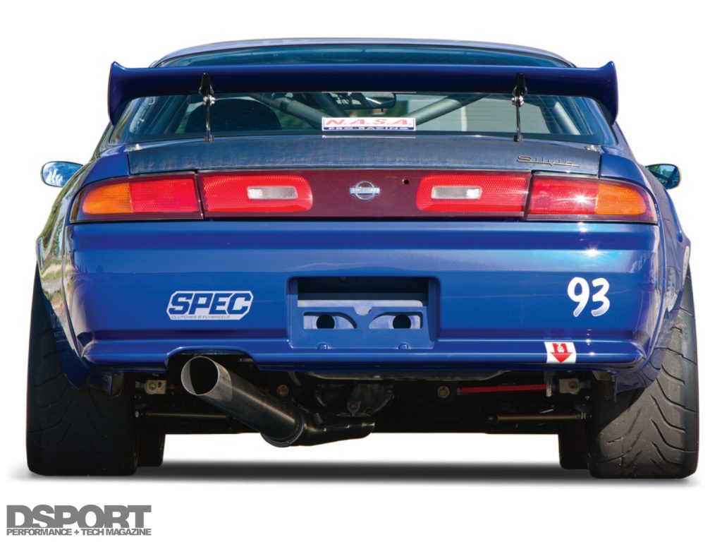 Rear of the S.P.E.C Clutches Nissan S14