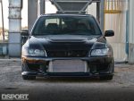 Front view of the Forced Fed EVO IX