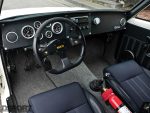 Interior of Datsun 510 with a SR20 swap