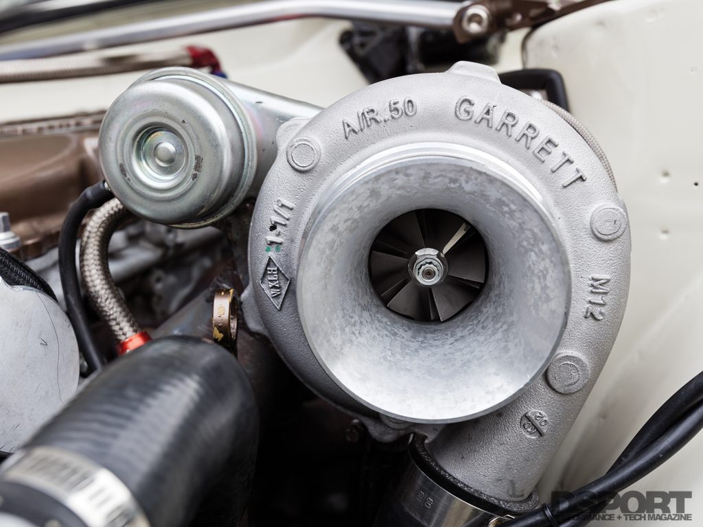 Garrett turbocharger for the Datsun 510 with a SR20 swap