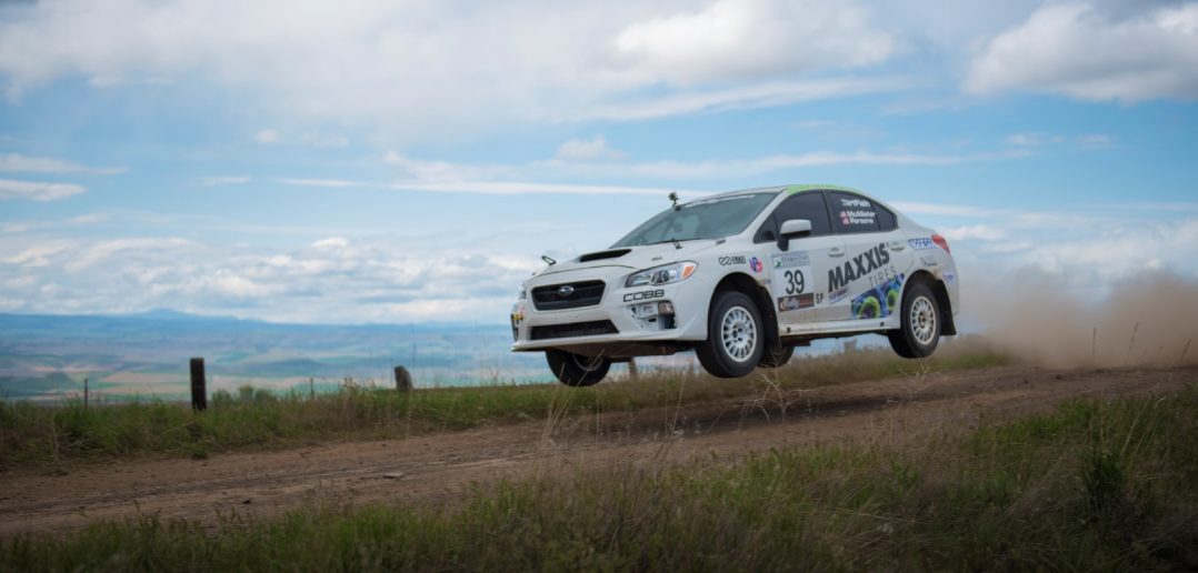 Rally Subaru WRX in the Oregon Trail Rally Onboard Video