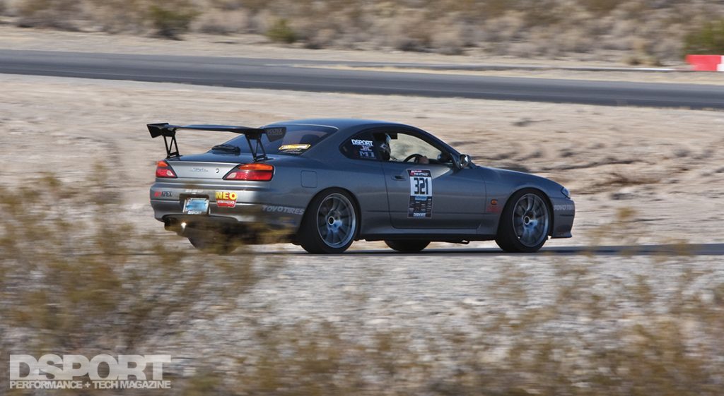 Silvia S15 taking laps on track