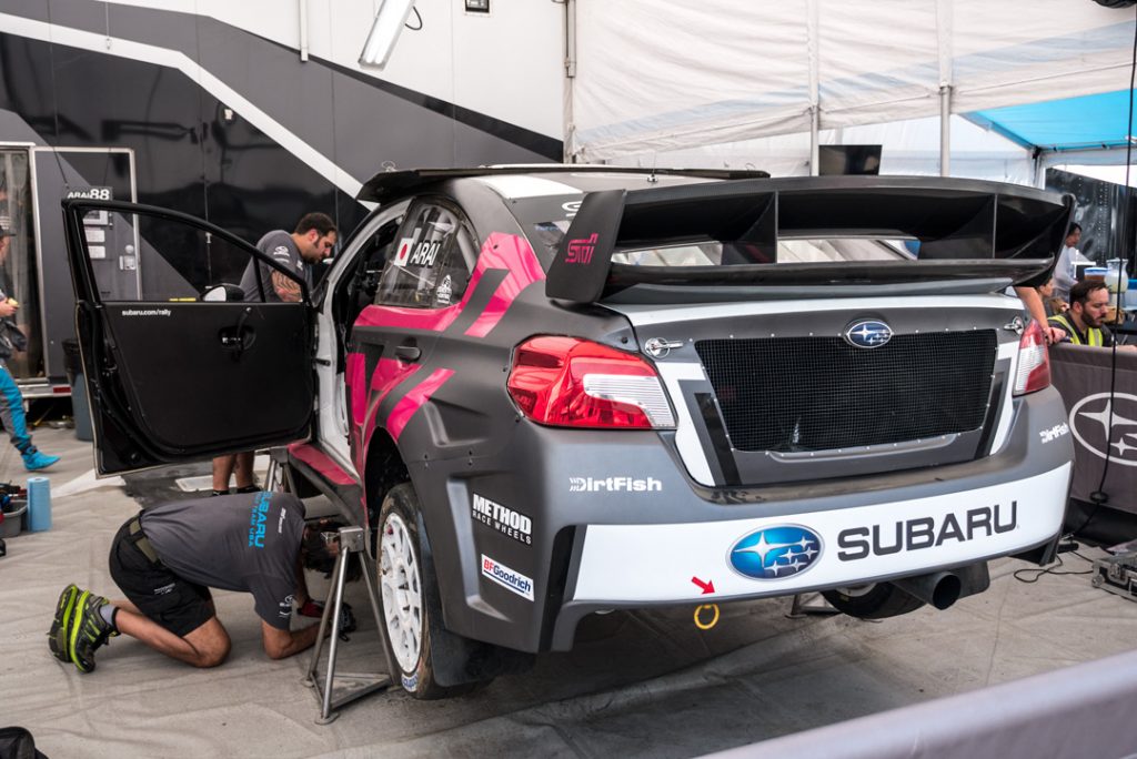 GRC Subaru WRX STI pit