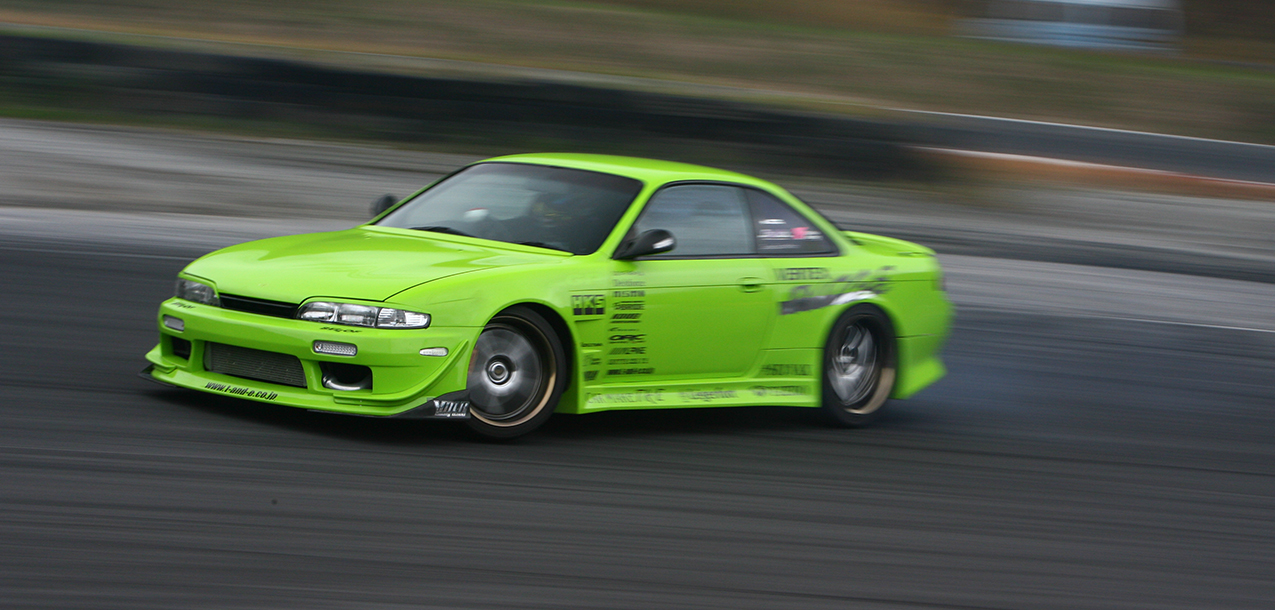 450 WHP Mean Green Nissan S14 Silvia