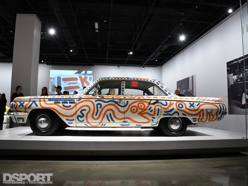 Keith Haring Exhibit at the Pertersen Automotive Museum