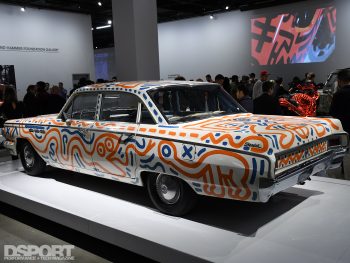 Keith Haring Exhibit at the Pertersen Automotive Museum