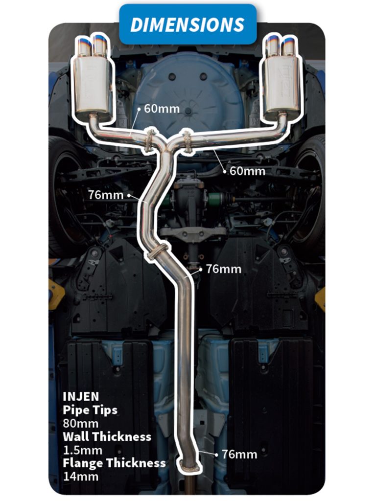 STI Injen Dimensions