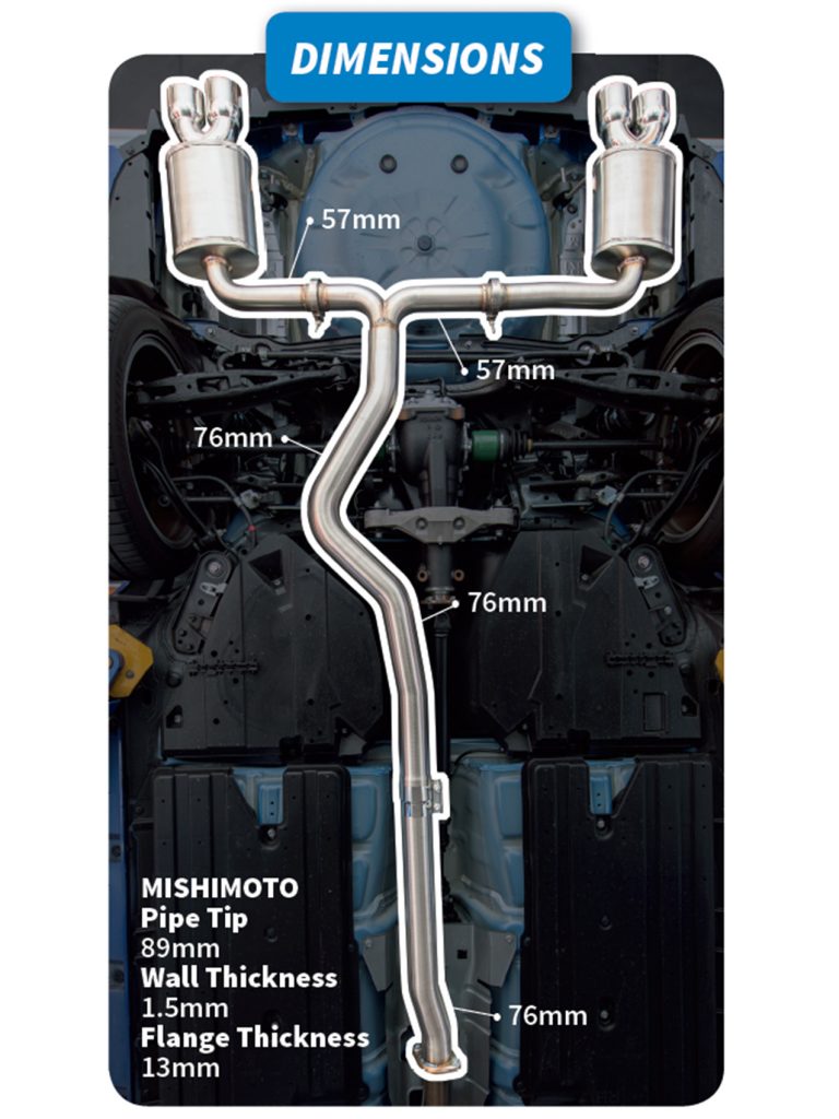 STI Mishimoto Dimensions