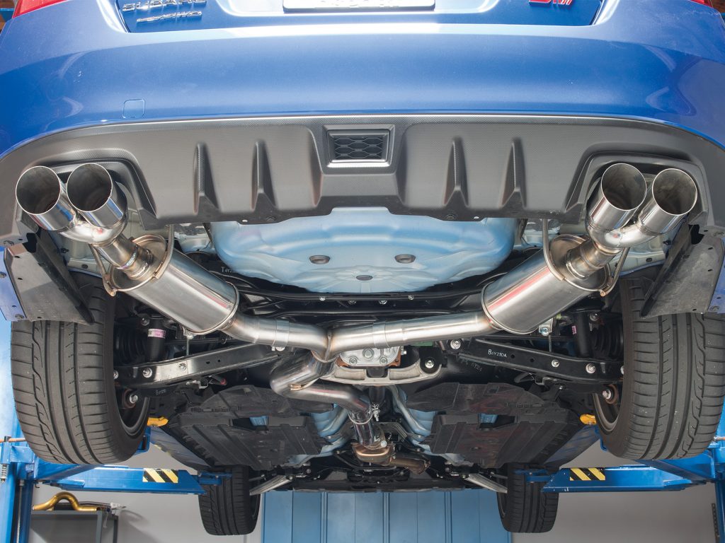 STI SubiSpeed Exhaust Installed