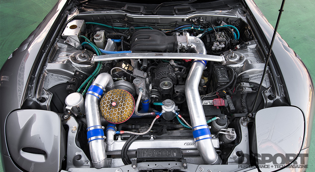 FEEDS RX7 Engine Bay.