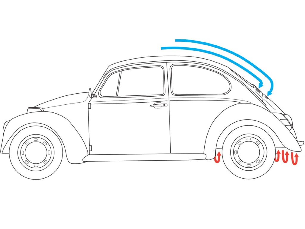 VW Bug Outline