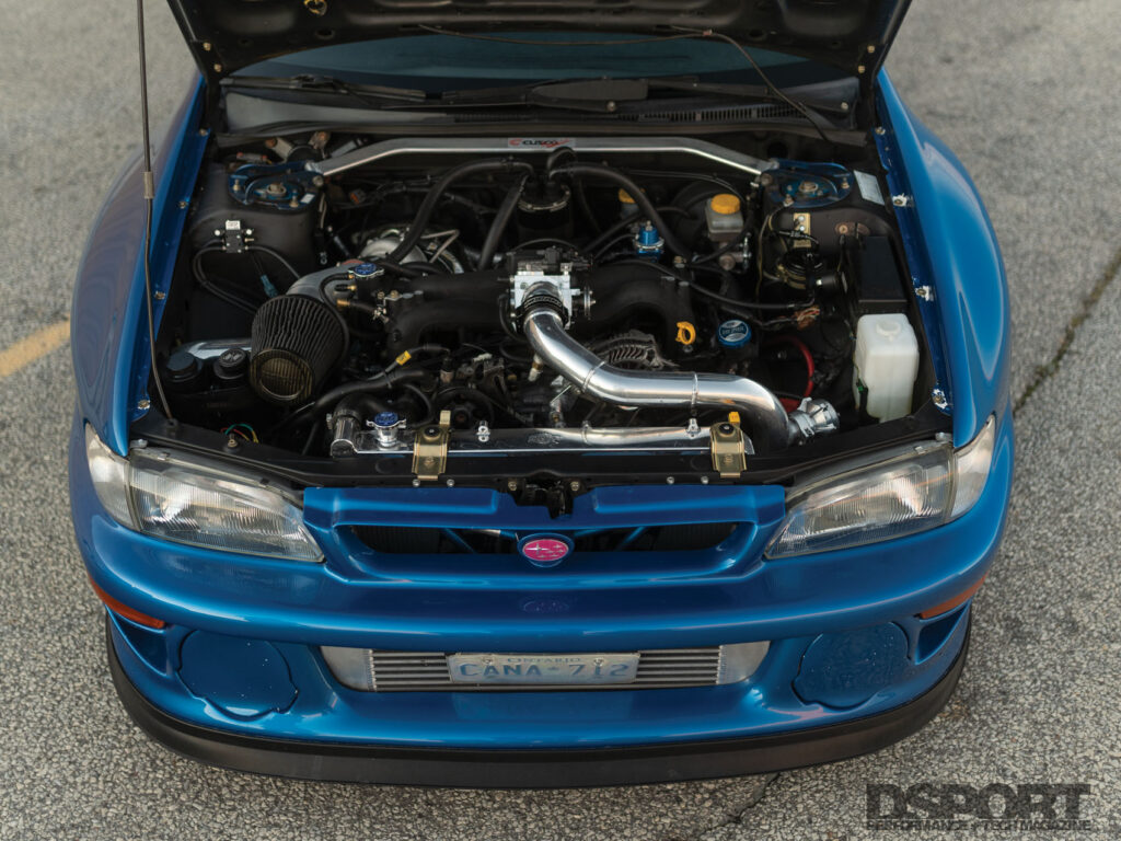 1999 Subaru Impreza Inside Hood