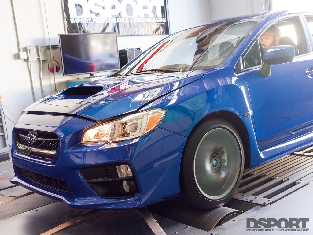 2016 Subaru WRX on the DSPORT Dyno