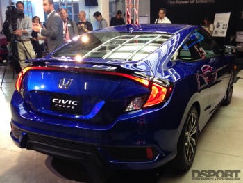 2016 Honda Civic Coupe rear shot