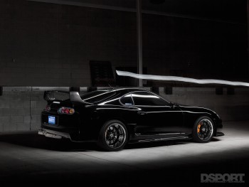 DSPORT Feature Car Toyota Supra Turbo Black Widebody