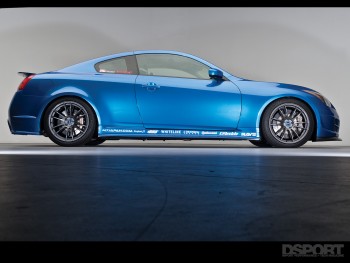 DSPORT Feature editorial on a twin turbocharged Infiniti G37S